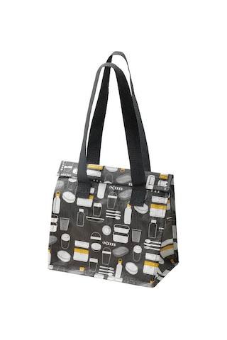 Ikea Fladdrig Yemek Taşıma Çantası Desenli Gri 25x16x27 Cm N11.6998