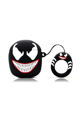 Microsonic AirPods 1. Nesil / 2. Nesil Kılıf Cartoon Figürlü Silikon Venom