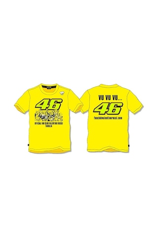 Vr46 Valentino Rossi Tshirt Sarı al Kampanyalı