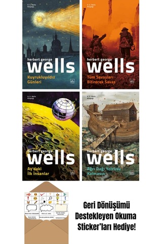H. G. Wells 4 Kitap Seti