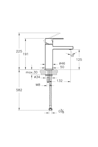 Artema A42593 Flo S Large Lavabo Bataryası