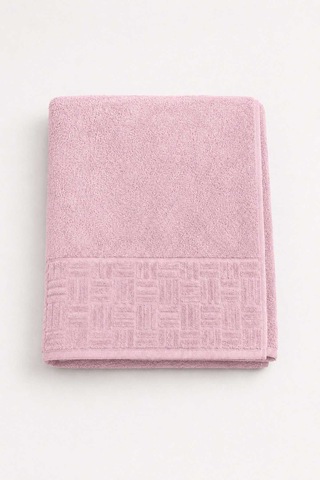 El Yüz Havlusu 50x90 Cm %100 Pamuk Kısmi Kadife Vento Pembe Çok Renkli