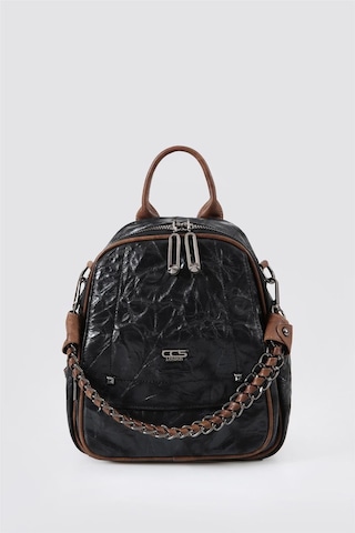 Ççs 17635 Kadın Omuz Ve Sırt Çantası Siyah