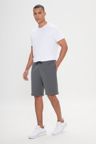 AC&Co / Altınyıldız Classics Erkek Antrasıt Melanj Standart Fit Günlük Rahat Spor Örme Şort Antrasit Melanj