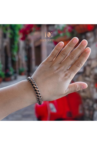 Dmt Copper Home %100 El Yapımı Bakır Bileklik,doğal Antibakteriyel Bakır Bileklik, Sağlık Dostu Şık Tasarım Bakır