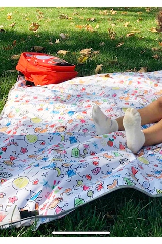 Yorni 145x300cm ,boyama,bebek Odası,halı Için Sıvı Geçirmez Oyun Örtü