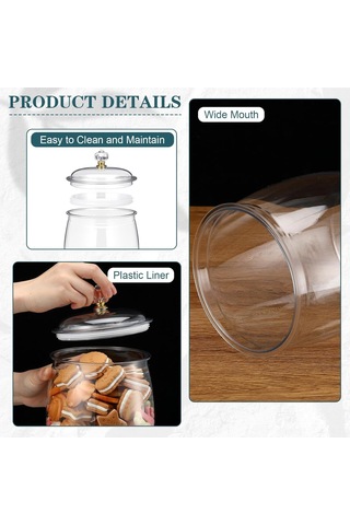 Monyee Plastik Şeker Ve Bisküvi Kutusu Seti - Saklama Ambalajı Diğer