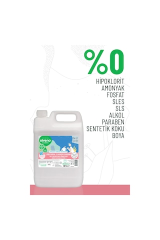 Siveno %100 Doğal Bebek Çamaşır Sabunu Kendinden Yumuşatıcılı Bitkisel Deterjan Vegan 5000 ml