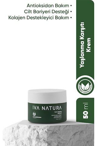 Iva Natura Onarıcı Gece Kremi Ölmez Çiçek Özlü 50 ML