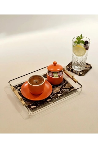 Snake Tray -s- Yılan Desenli Dekorasyon Ve Sunum Tepsisi