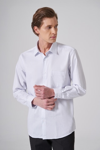 Morven Erkek A. Mavi Pamuk Trend Pitikareli Regular Fit Sert Yaka Gömlek 26mc004047311 A. Mavi