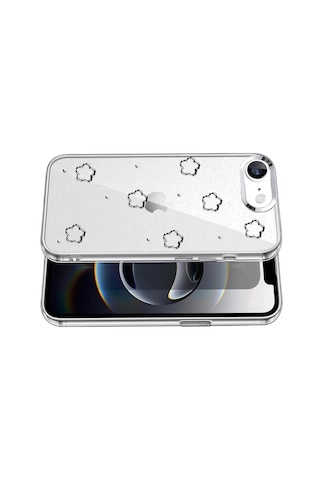 Apple Uyumlu iPhone 16e Fiyonk Desenli Kapak - Desen 2 standart