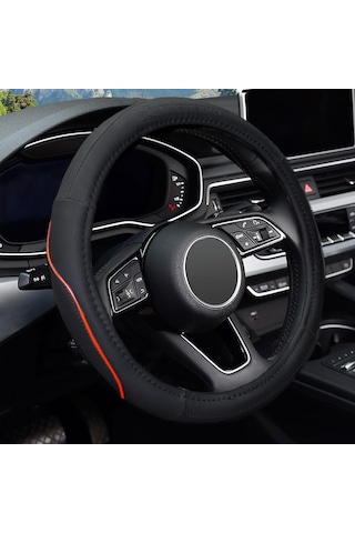 Mıchelın Mc1003nr Premium Suni Deri Direksiyon Kılıfı, Kırmızı Genel
