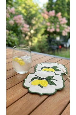 Limonea Embroidered Kokteyl Peçetesi