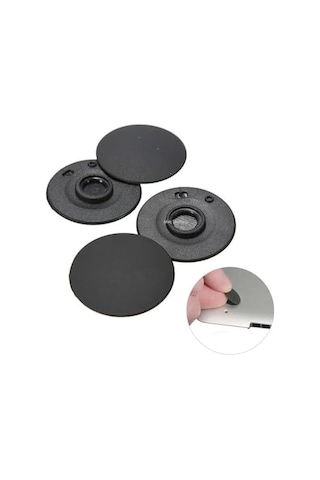 Apple MacBook Uyumlu Pro A1425 A1502 A1398 Uyumlu Alt Kapak Rubber Feet 4 Adet Kauçuk Ayak Seti Kaydırmaz Yüzey Kolay Montaj Titreşim Önleyici Uzun Ömürlü Yedek Parçasiyah 50524634