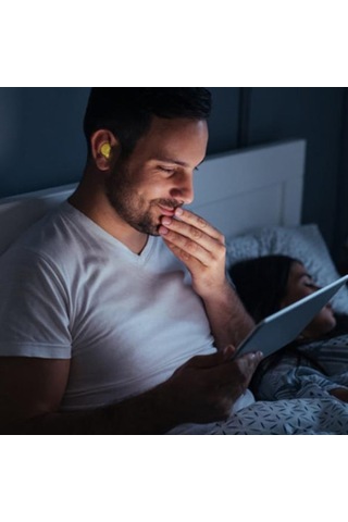 Cdq 60 Adet Silikon Kulak Tıkacı Uyku Gürültü Önleyici Kalıplanabilir Kulak Tıkacı Siyah