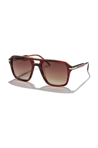 Hermod Old2090s-c3-53 Polarize Unisex Güneş Gözlüğü Kahverengi