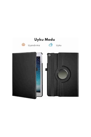Huawei Honor Pad 10 12.1" Uyumlu Standlı 360 Yatay Dikey Dönebilen Deri Tablet Kılıfı Kapaklı Kılıf