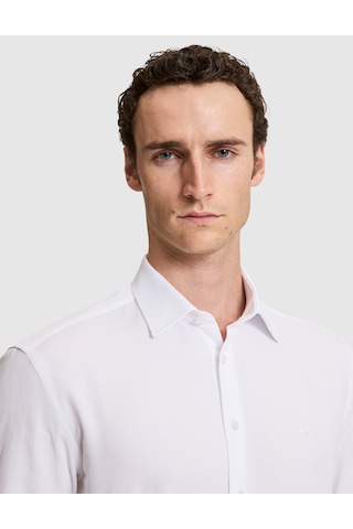 Pierre Cardin Erkek Beyaz Gömlek Desenli 50319669-vr013