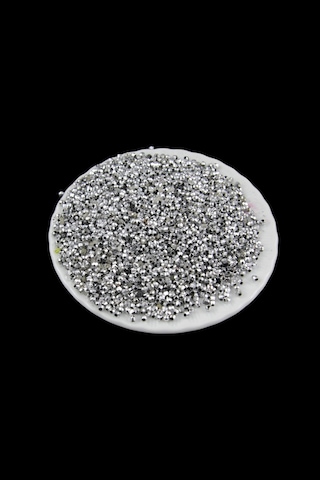 Gümüş 3 Mm Plastik Boncuk Akseuar Takı Malzeme 25 Gr