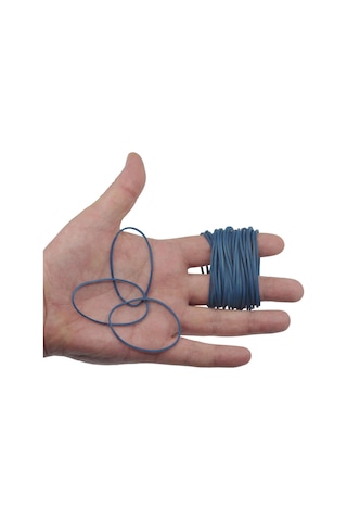 Ekoset Mavi Paket Ambalaj Para Lastiği 1000 Adet 70Mm