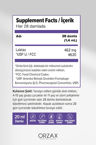 Enzymes Lactase Damla 20 Ml