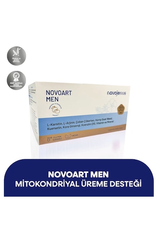 Novoart Men Mitokondriyal Üreme Desteği 30 Saşe