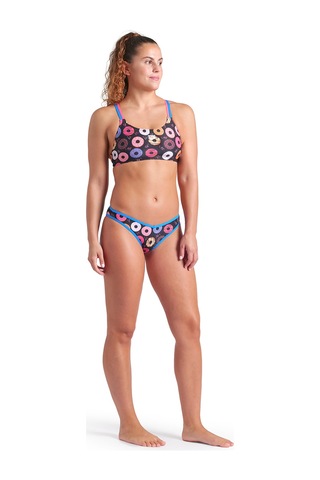 Arena Donuts Bandeau Kadın Siyah Yüzücü Bikini 009462590 Siyah