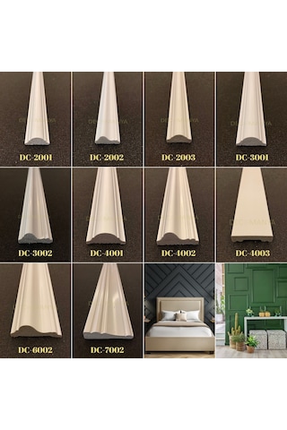 Decomanya Boyanabilir Duvar Çıtası Poliüretan Çıta Polimer Çıta