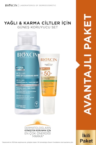Yağlı & Karma Ciltler İçin Güneş Koruyucu Set