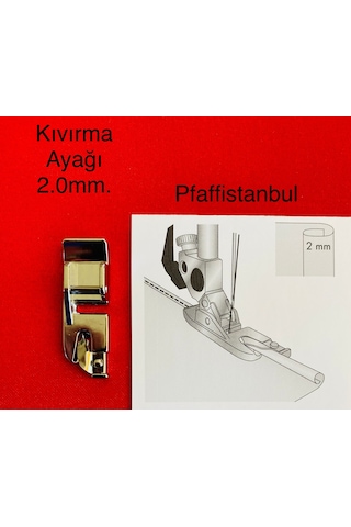 Pfaff Kıvırma Ayak Seti 3'lü
