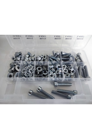 Ayaz M8 Imbus Civata Seti 230 Parça Dın 912 Alyan