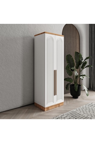 Guneystore Rosa 2 Kapaklı Komple Mdf Gardırop