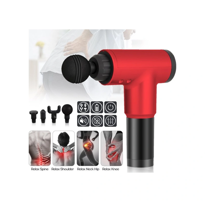 Kas Rahatlatıcı Şarjlı 4 Başlıklı Darbeli Titreşimli Açık Mavi