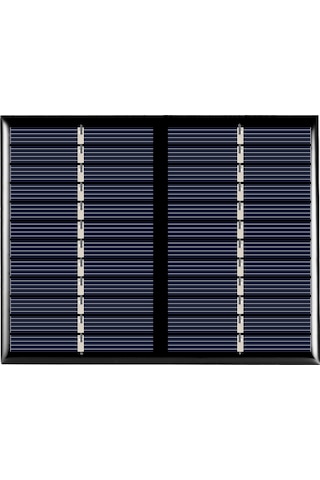 Yaozixa 12v 1.5w Taşınabilir Solar Paneli - A Sınıfı Çok Kristal Silikon - Dıy Şarj Cihazı