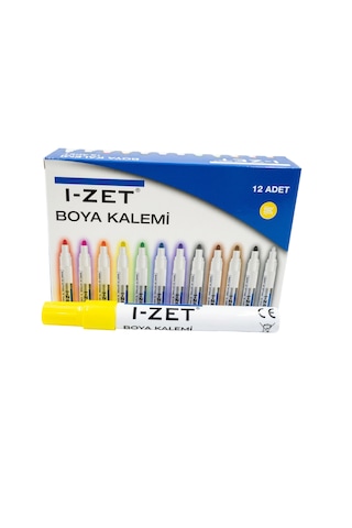 I-zet Paint Marker Kalem Sarı 12 Adet