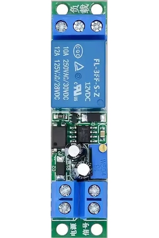 12v Ayarlanabilir Gecikme Zamanlayıcılı Röle Modülü