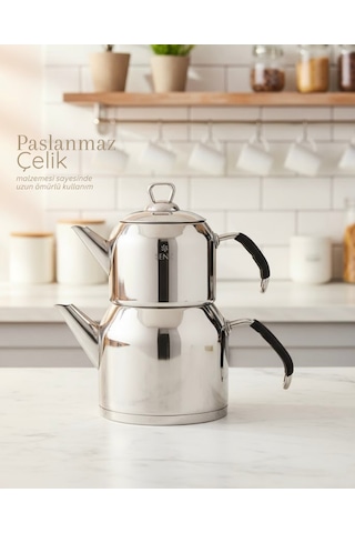 Star Maxi Çaydanlık Aile Boyu Metalik