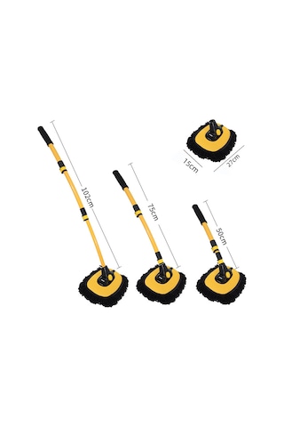 Cbtx Global Ls-426 Araba Yıkama Fırçası Paspas Seti Uzun Kutuplu Duster Yıkama Temizleme Aksesuarları