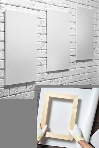 Lona Sanat Tuval%100 Pamuk 25x25 Cm 5'li Paket Diğer