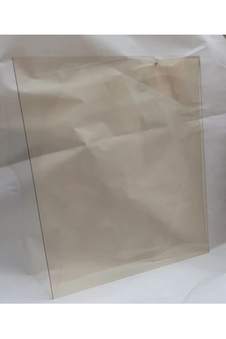 26 X 6 Yüksek Isıya Dayanıklı Şömine Kuzine Soba Camı 4 Mm - Seramik Cam Bal Rengi, Şeffaf