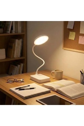 4000k Renkli Led Masa Lambası, 3 Kademe Dokunmatik Parlaklık Ayarı .