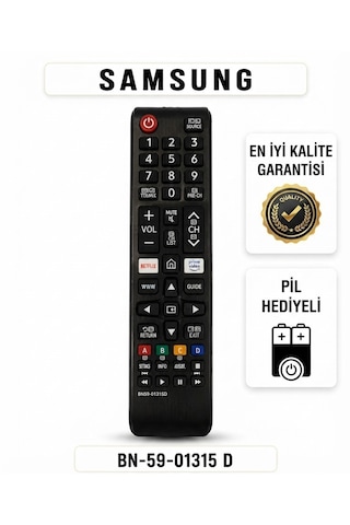 Samsung Uyumlu Kumanda Bn59-01315d Pil Samsung Uyumlu Kumanda Bn59-01315d Pil