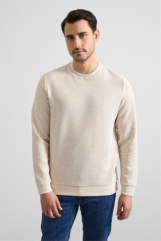 Süvari Bej Regular Düz Bisiklet Yaka Sweatshirt Sw2013700035-bj3 Bej