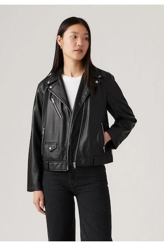 Kadın Kendal Moto Biker Deri Ceket - A9373-0000-5112 Siyah