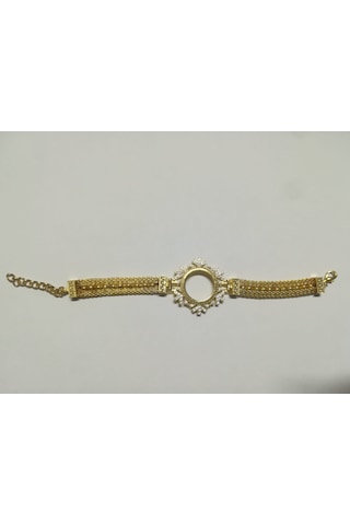 Soma Tesbih Örme Hasır Model Taşlı Kar Tanesi Çeyreklik Pirinç Lak Kaplama Bileklik Çok Renkli