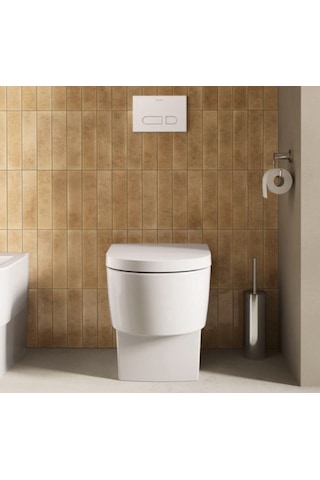 Duravit - A1 Kumanda Paneli, Parlak Beyaz - Wd5001011000- Krom