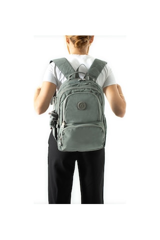 Ultra Hafif Çok Cepli Orta Boy Sırt Çantası Gri Model: 571-4h