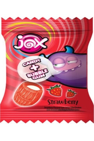 Jox Gum Bonbon Meyve Aromalı Sakız Dolgulu Bonbon Şeker 200 x 5 G