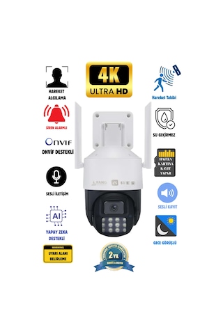 4mp Renkli Gece Görüşlü Dış Mekan Dijital Zoom Kamera
